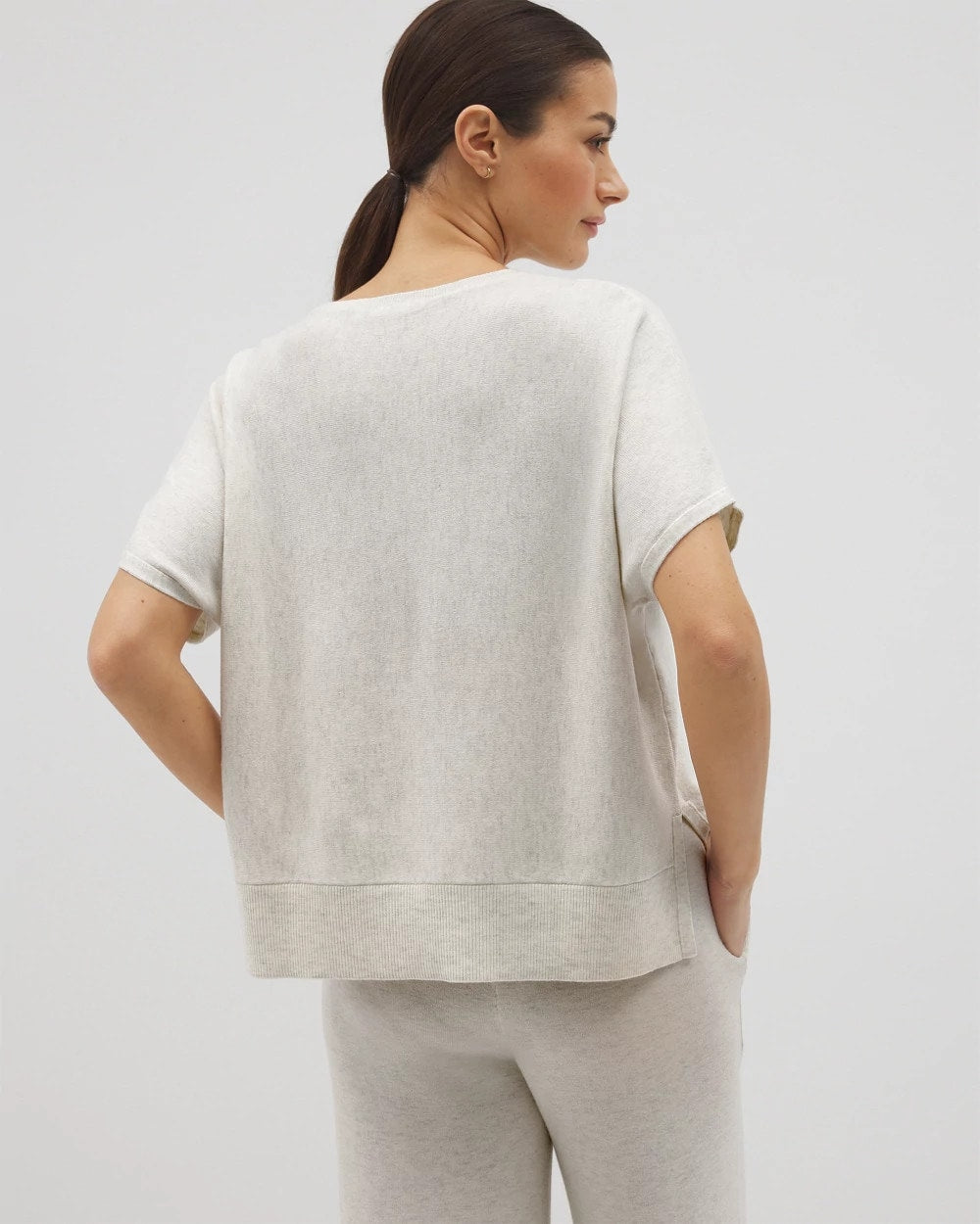 Dolman Sweater Top - HEATHER CRYSTAL | Soma Women