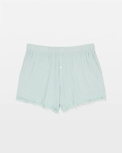 Pointelle Pajama Short - GREEN MIST | Soma Women