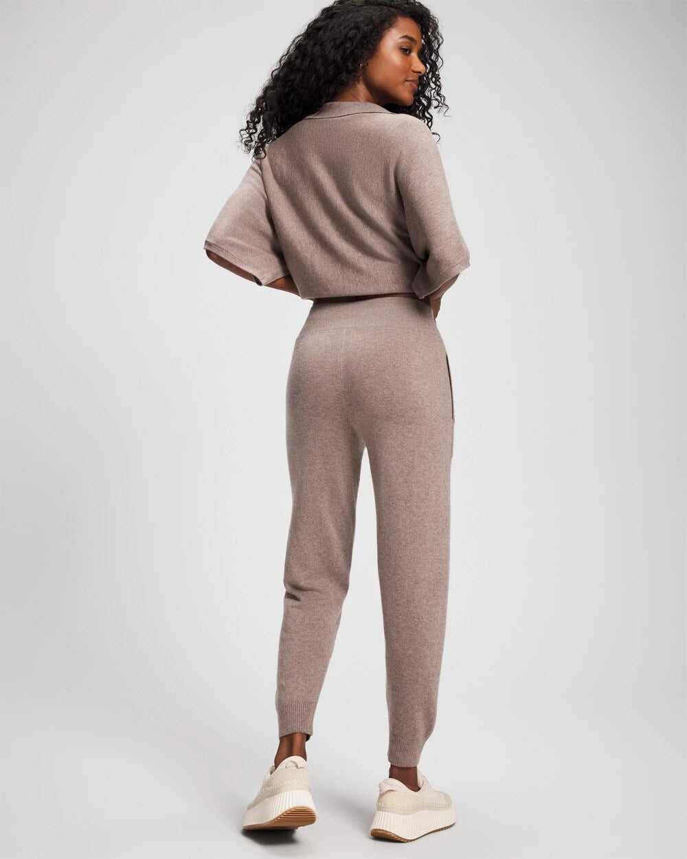 Premier Knit Sweater Jogger - HEATHER FAWN | Soma Women