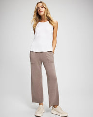 Premier Knit Sweater Wide Leg Pant - HEATHER FAWN | Soma Women