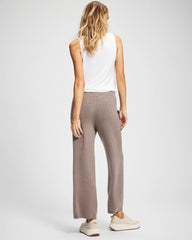 Premier Knit Sweater Wide Leg Pant - HEATHER FAWN | Soma Women