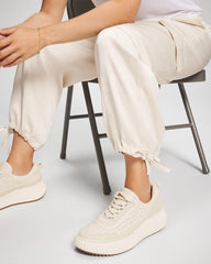 Satin Relaxed Cargo Pant - PARCHMENT | Soma Women