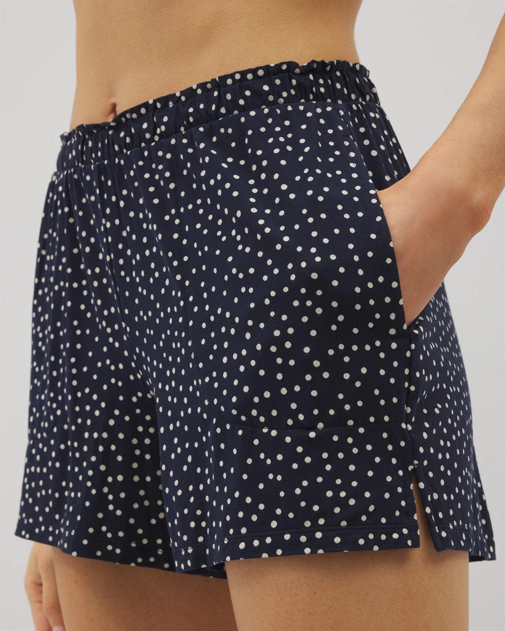 Pajama Shorts - DOT OBSESSED NAVY | Soma Women