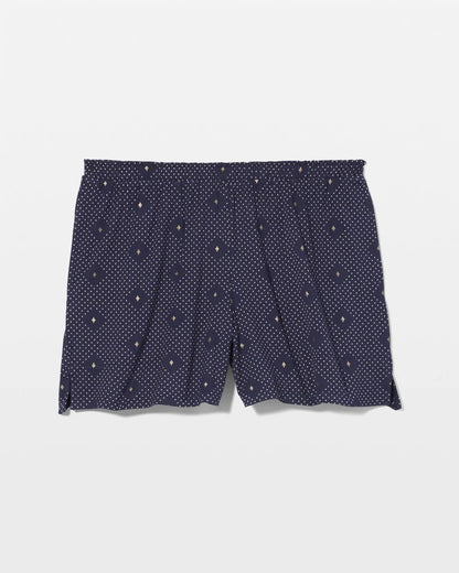 Pajama Shorts - SHINE ON DOT NAVY | Soma Women