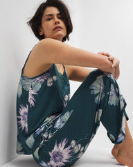 Lace Trim Pajama Cami - HAVEN BOTANICAL DARK SEA | Soma Women