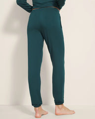 Banded Ankle Pajama Pant - DEEP TEAL | Soma Women