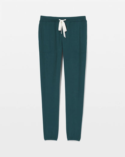 Banded Ankle Pajama Pant - DEEP TEAL | Soma Women
