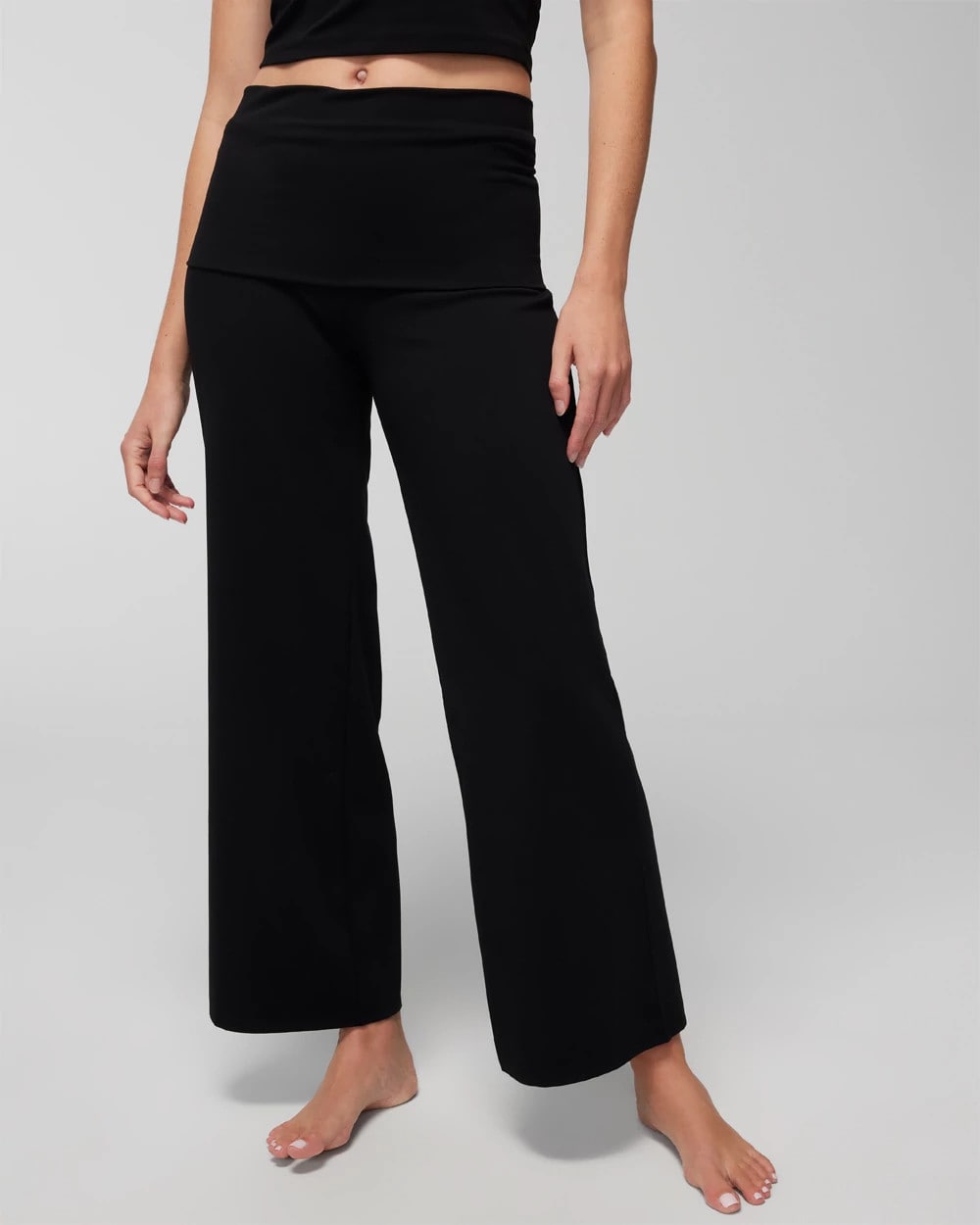 24/7 Fold-Over High-Waisted Bottoms - BLACK | Soma Women