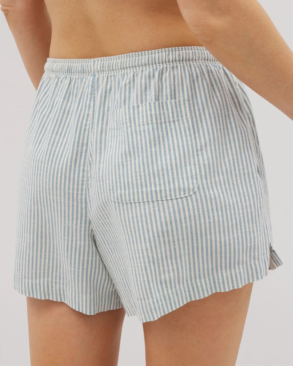 Printed Pajama Short - BLUE HEAVEN STRIPE | Soma Women