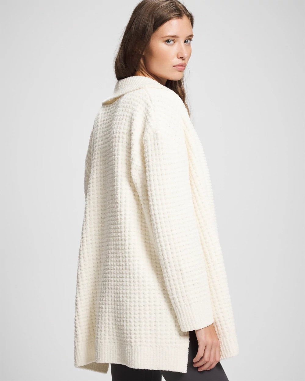 Textured Cardigan Sweater - IVORY | Soma Women