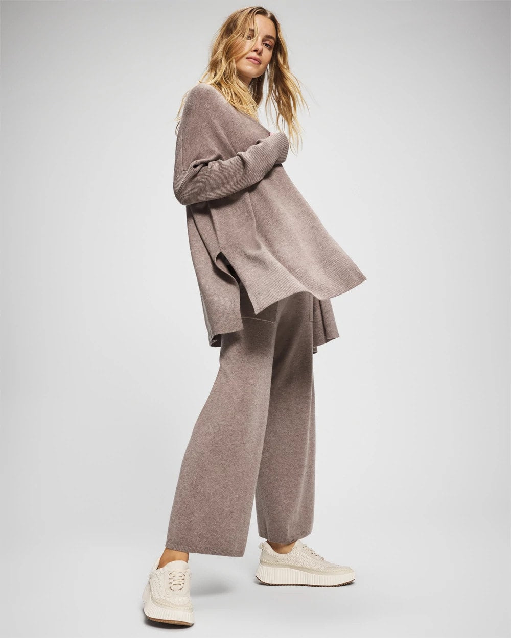 Premier Knit Sweater Wrap - HEATHER FAWN | Soma Women