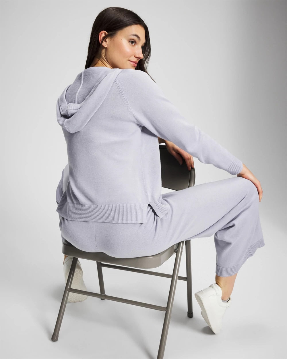 Cotton Sweater Hoodie - MOONSTONE | Soma Women