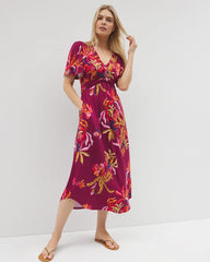 Pamilla Midi Bra Dress - SUNRISE FLORA RED BEAUTY | Soma Women