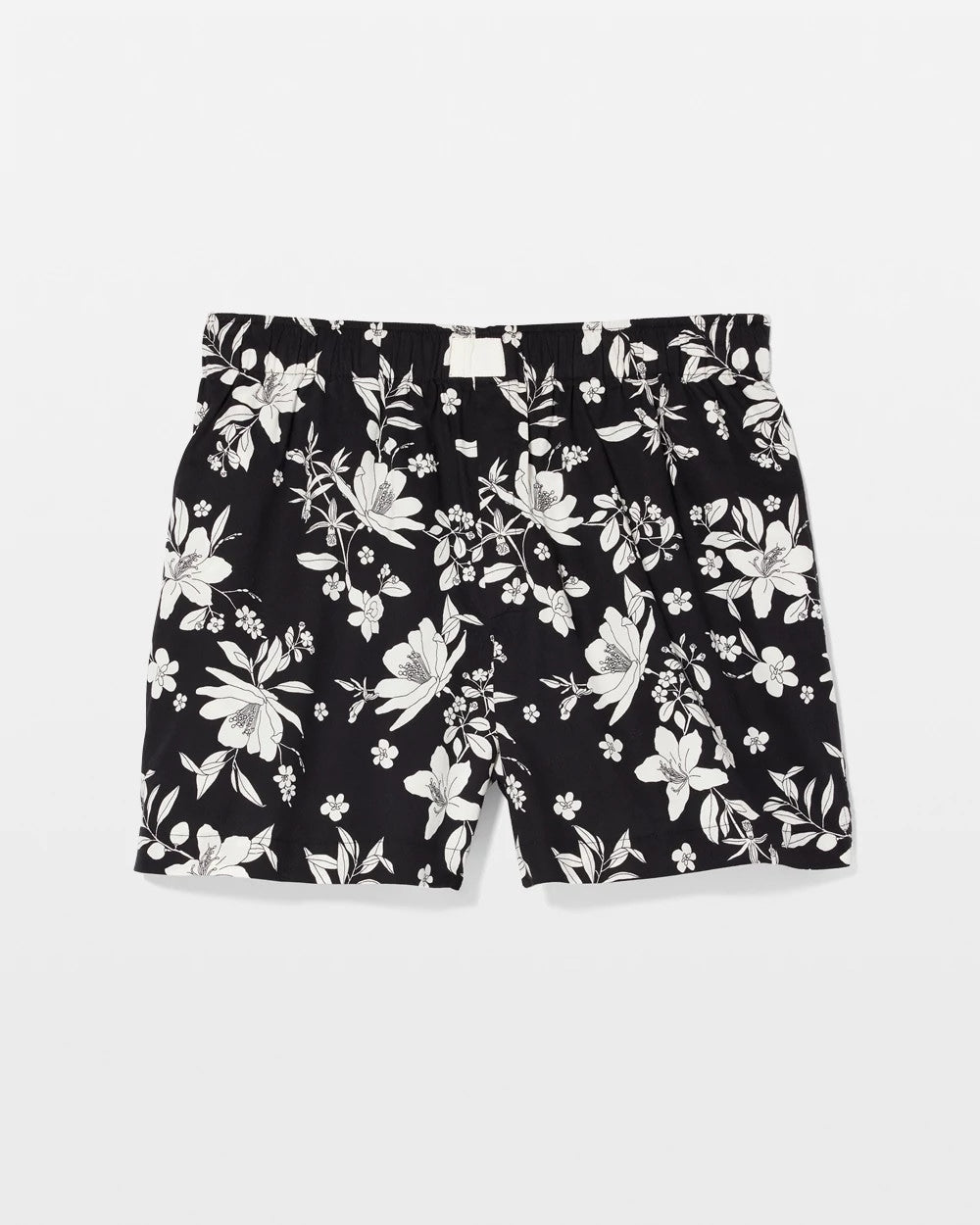 Pajama Shorts - PLUMERIA DREAM BLACK | Soma Women