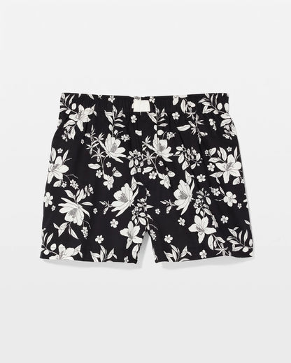 Pajama Shorts - PLUMERIA DREAM BLACK | Soma Women