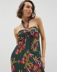 Retreat Maxi Bra Dress - SUNRISE FLORA M EMERALD | Soma Women