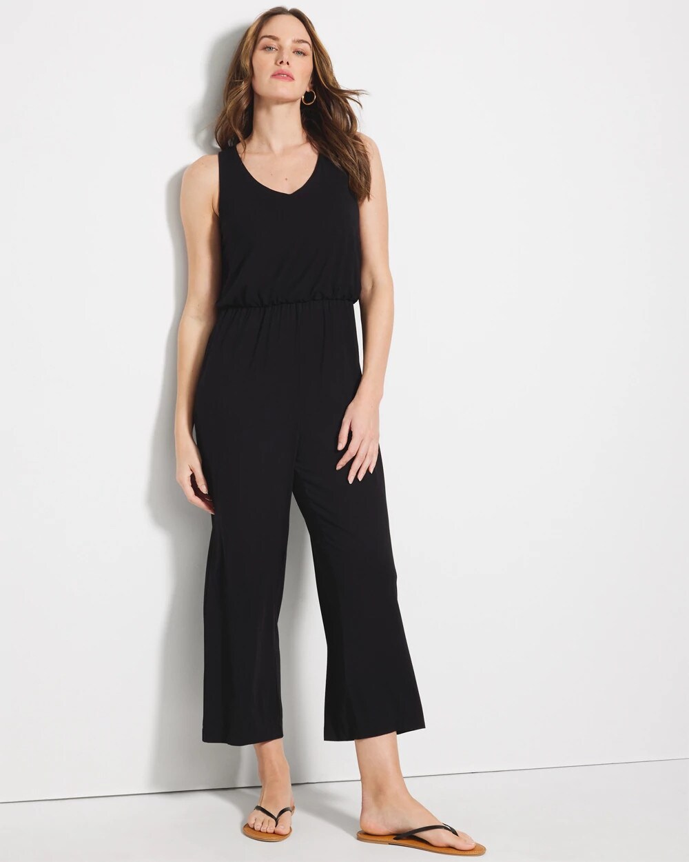 Soleil Ankle Jumpsuit - BLACK | Soma Women