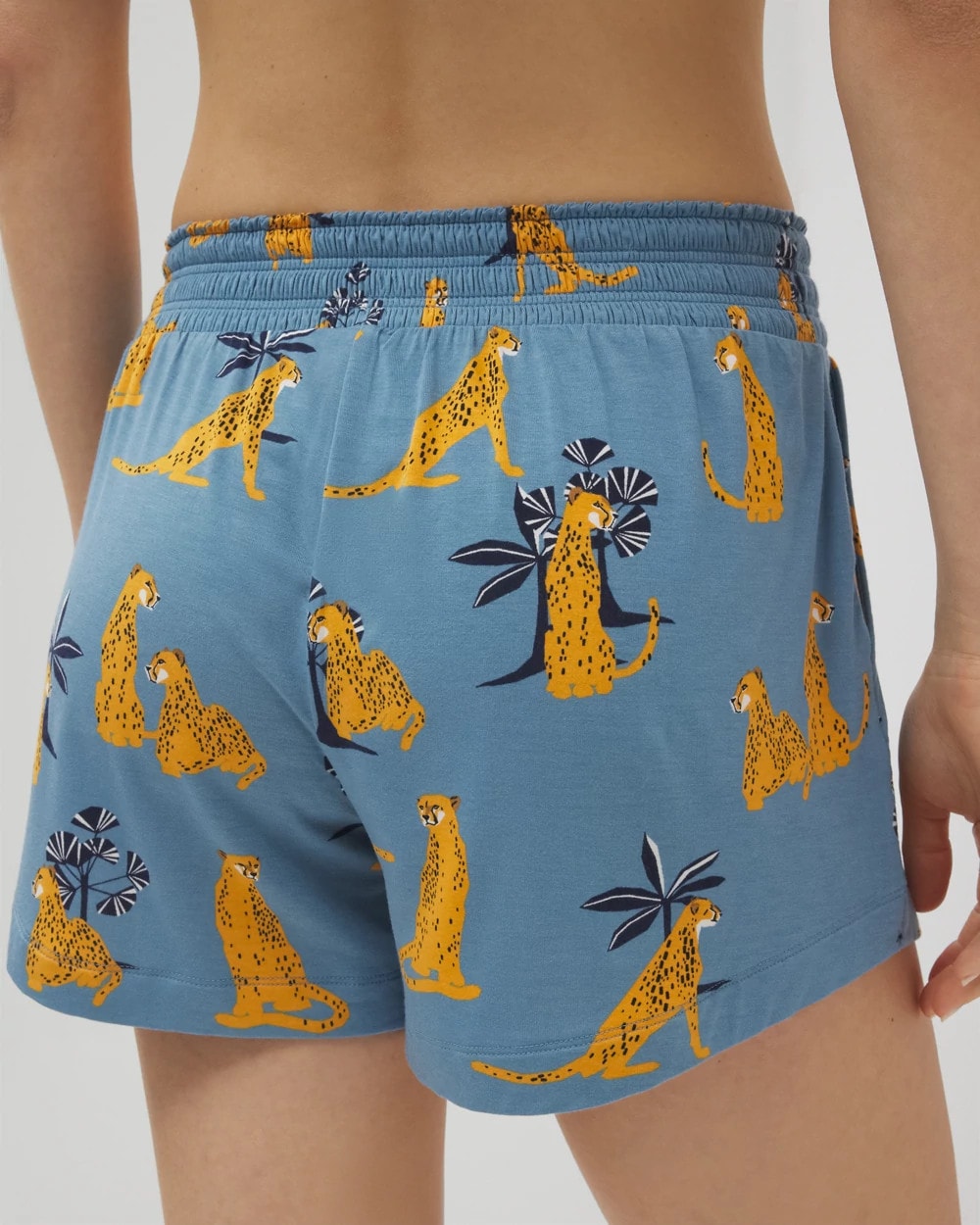 Pajama Shorts - FELINE FUN BLUE HEAVEN | Soma Women