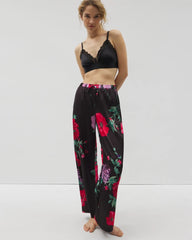Printed Pajama Pants - RHAPSODY FLORA G BLACK | Soma Women
