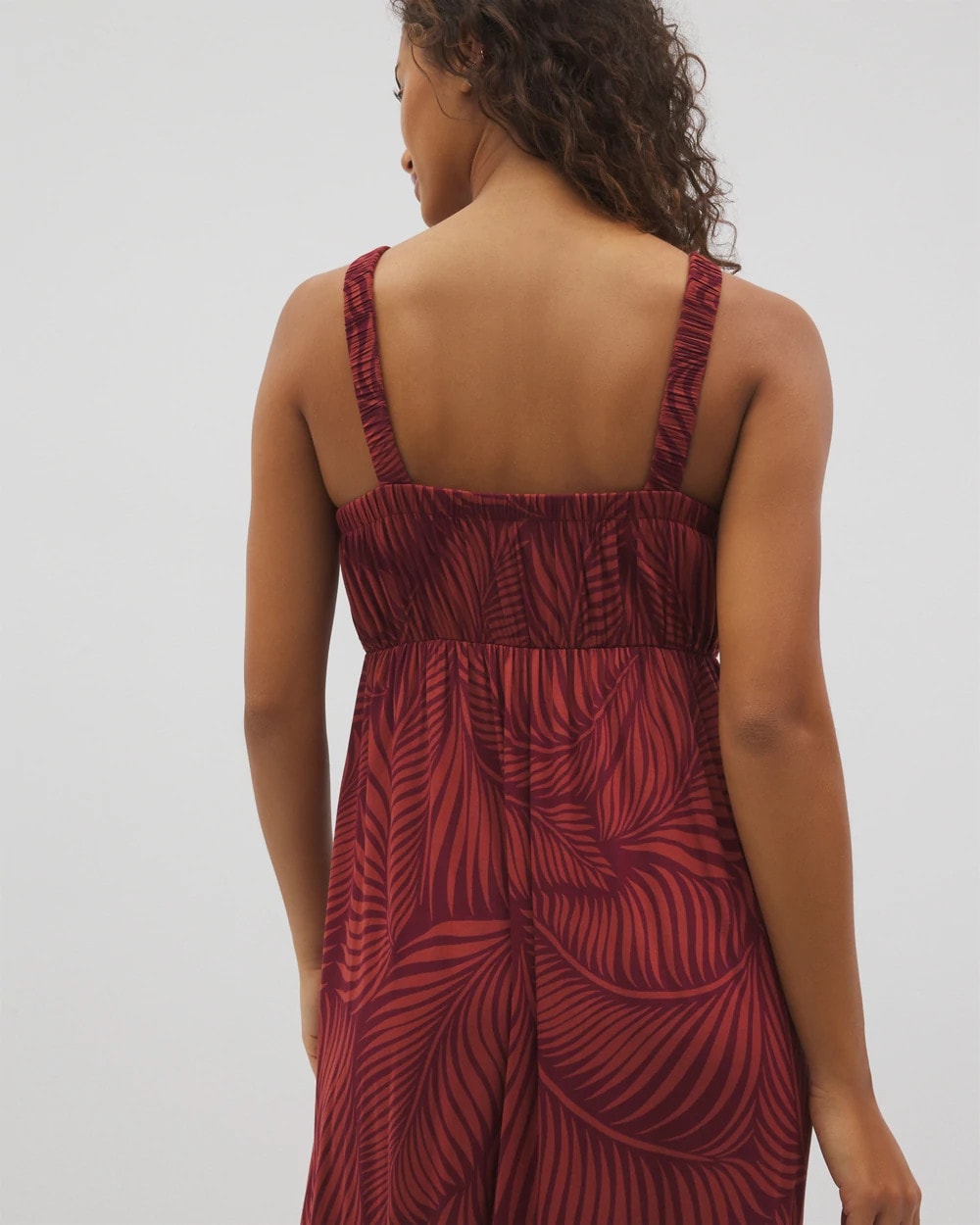 Cabana Midi Bra Dress - PEACEFUL PALMS MID VELVET | Soma Women