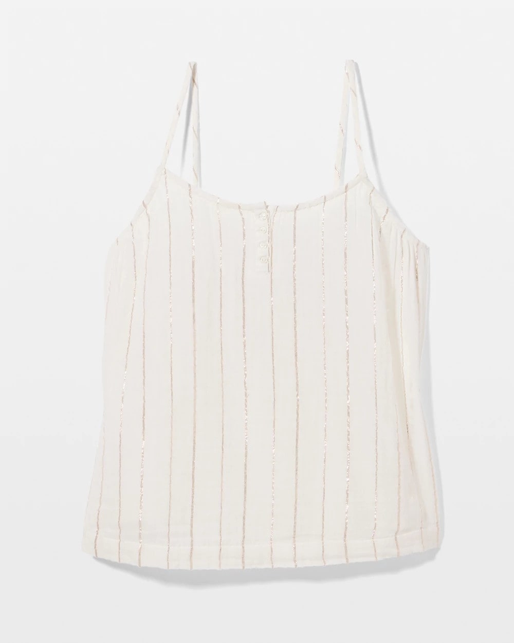 Cotton Gauze Pajama Cami - CHAMPAGNE STRIPE | Soma Women