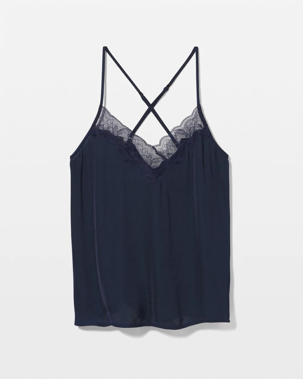 Lace Trim Pajama Cami - NIGHTFALL NAVY | Soma Women