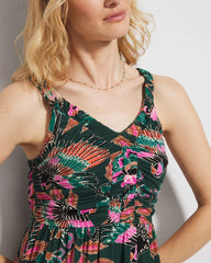 Midi Bra Dress - PARROT-ISE LUSH EMERALD | Soma Women
