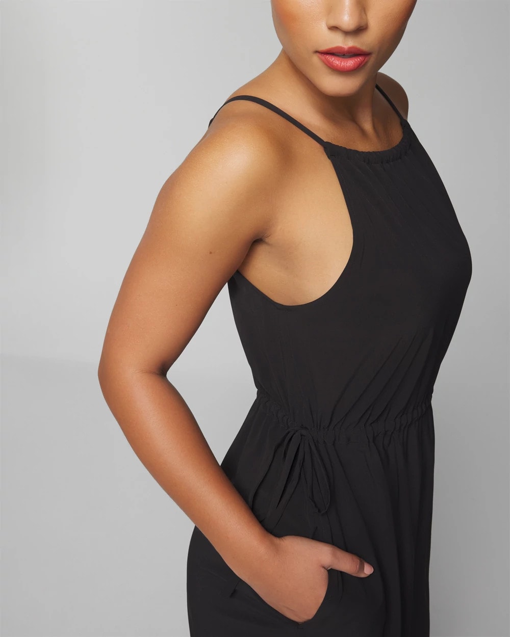 Relaxed Travel Bra Dress - BLACK | Soma Women