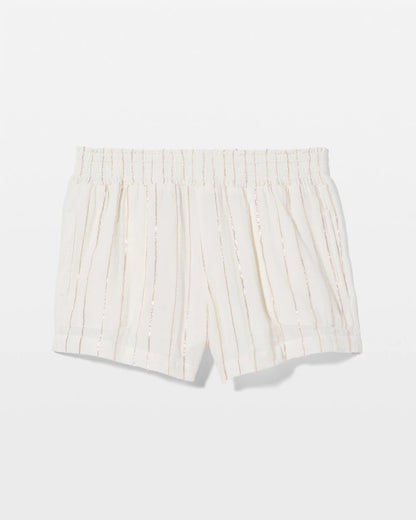 Cotton Gauze Pajama Shorts - CHAMPAGNE STRIPE | Soma Women