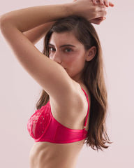 Architectural Embroidered Balconette Bra - PERFECT PINK | Soma Women