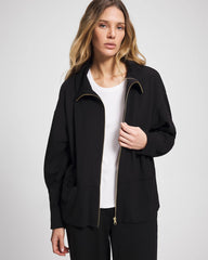 Essential Terry Jacket - BLACK | Soma Women