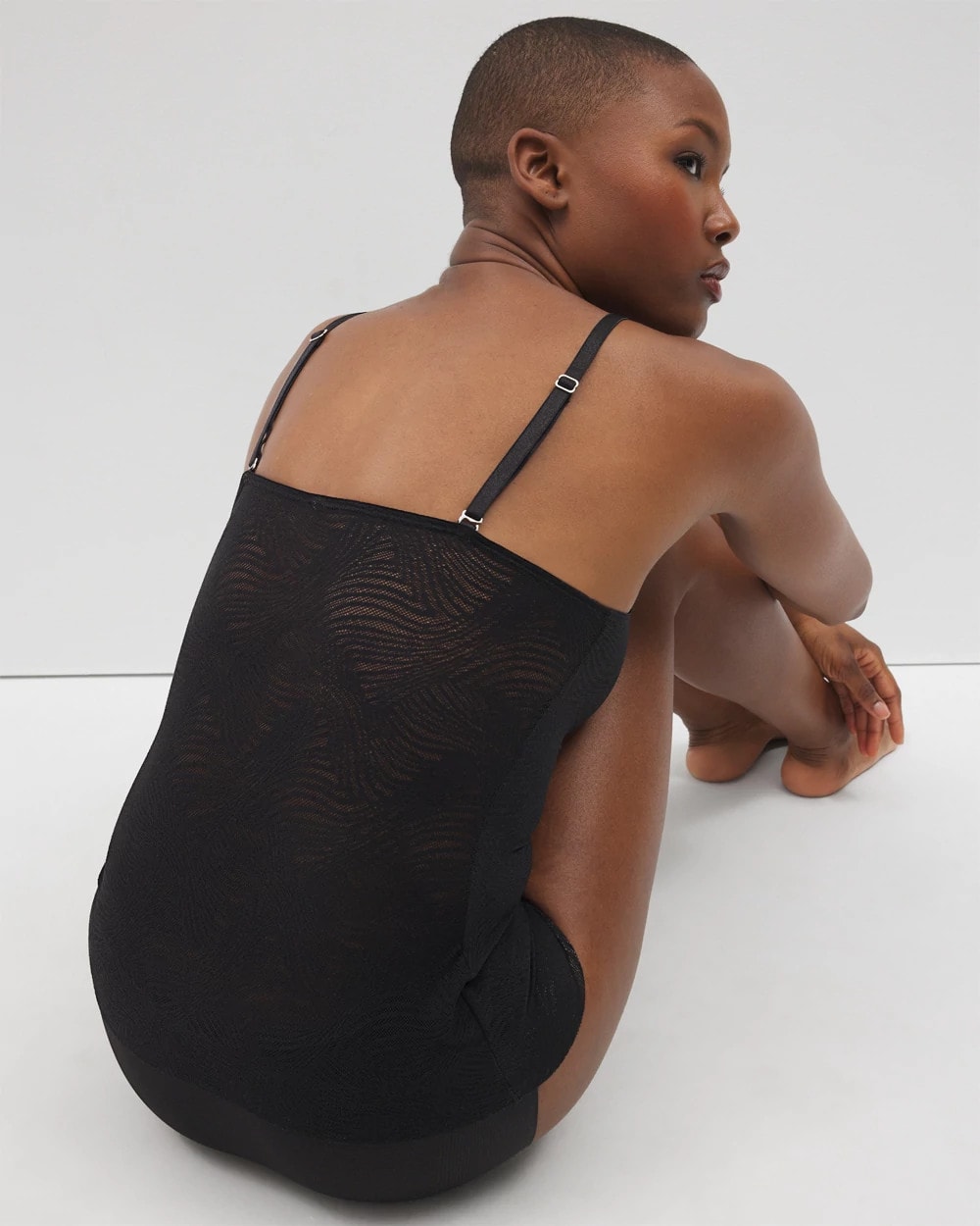 Lightweight Smoothing Lace Cami - BLACK | Soma Women