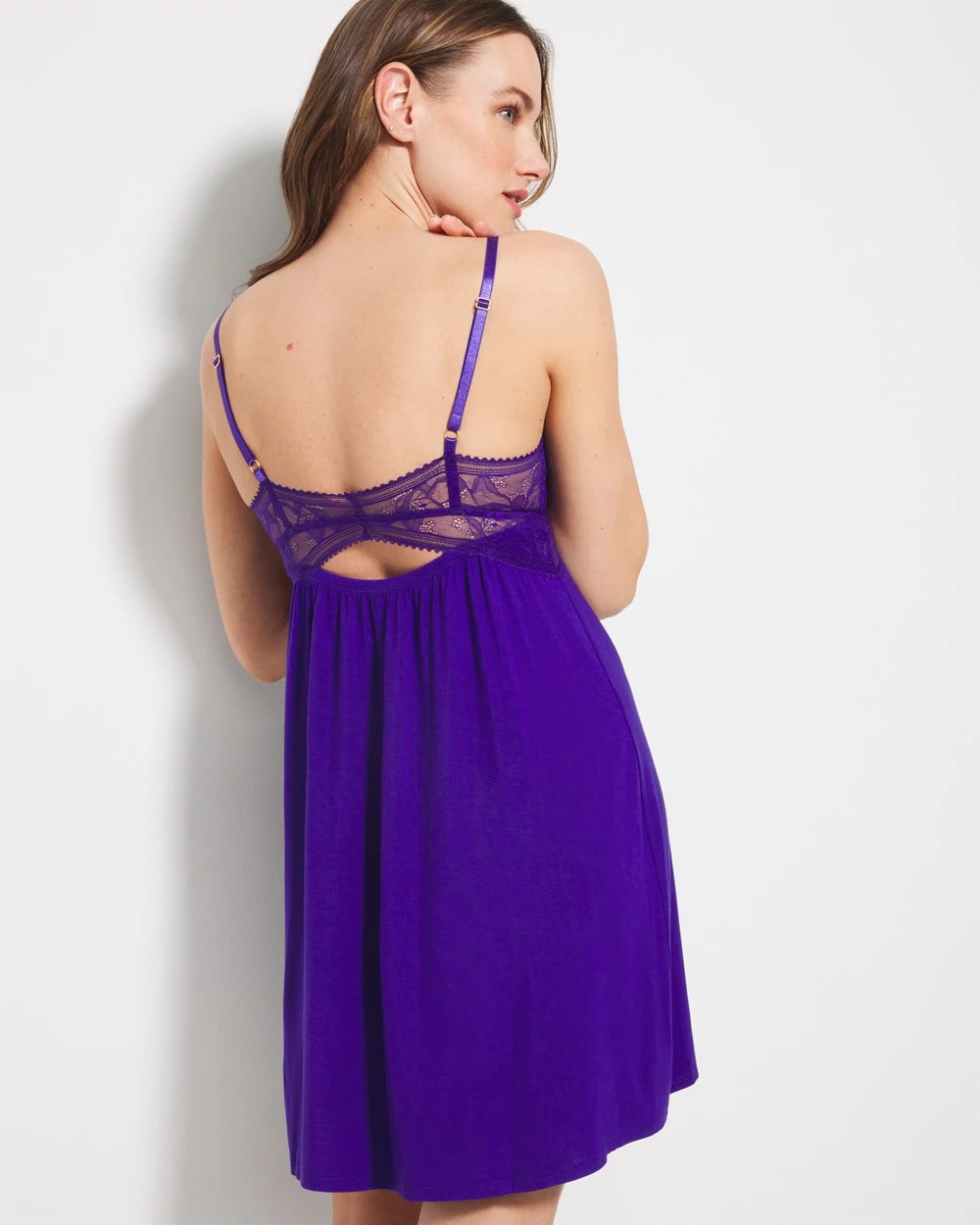 Soft Support Lace Chemise - PASSIONFLOWER | Soma Women