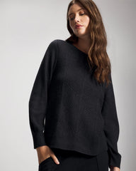 Shimmer Cable Knit Sweater - MIDNIGHT SKIES | Soma Women