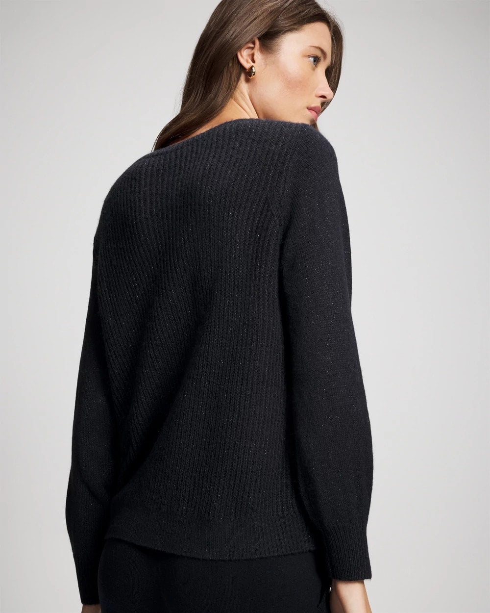 Shimmer Cable Knit Sweater - MIDNIGHT SKIES | Soma Women