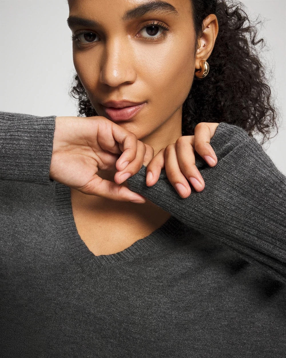 Premier Knit Sweater - HEATHER QUARTZ | Soma Women