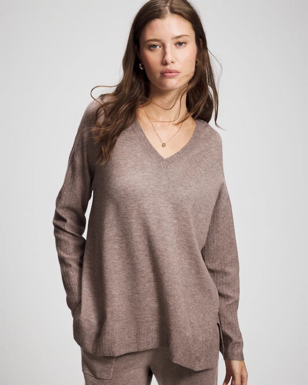 Premier Knit Sweater - HEATHER FAWN | Soma Women