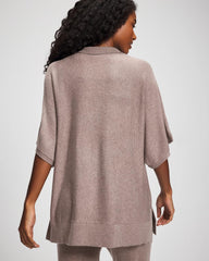 Premier Knit Sweater Collared Top - HEATHER FAWN | Soma Women