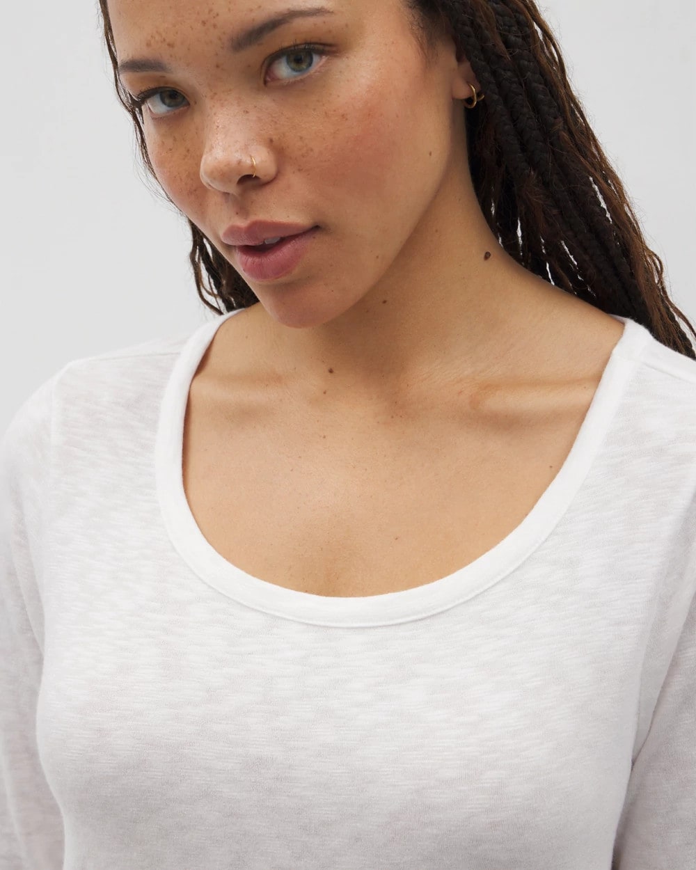 Long-Sleeve Top - OPTIC WHITE | Soma Women