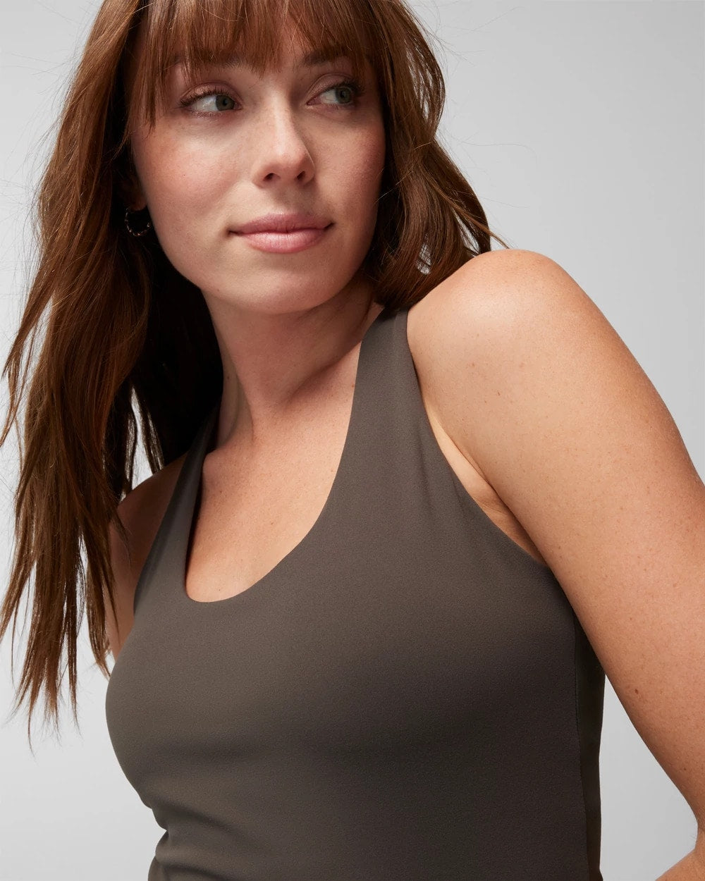 24/7 Racerback Bra Tank - DARK GRAY OLIVE | Soma Women
