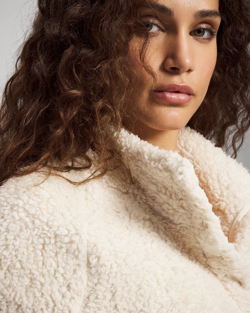 Sherpa Pullover - PARCHMENT | Soma Women