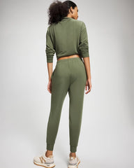 Ultrasoft Fleece Joggers - DARK SAGE | Soma Women