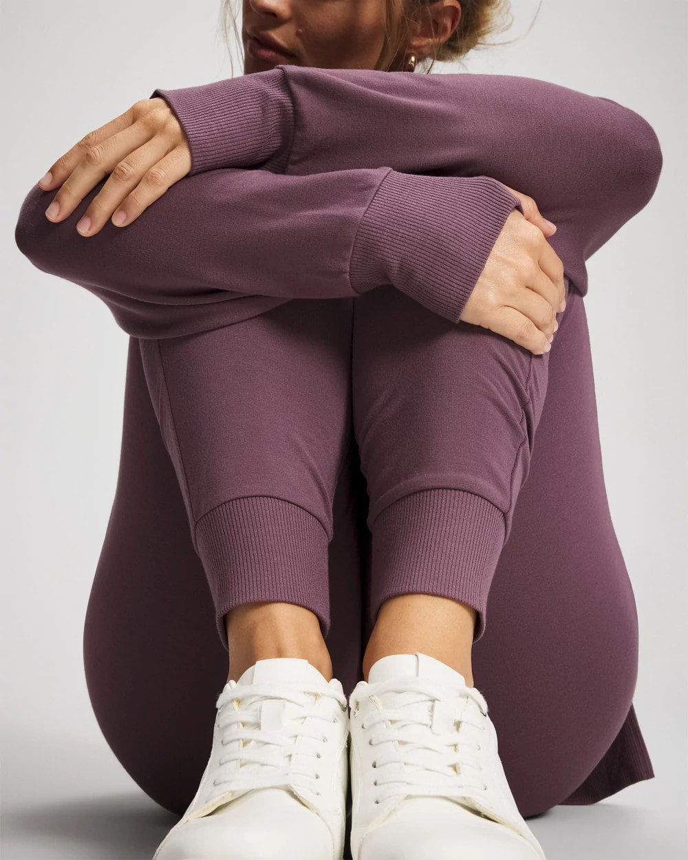 Ultrasoft Fleece Joggers - PURPLE FLINT | Soma Women