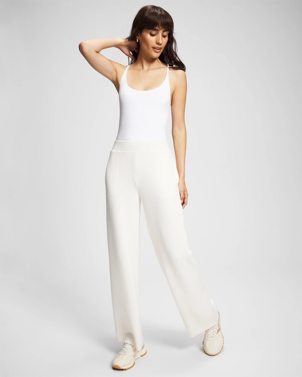 Modern Modal Straight Leg Pant - PARCHMENT | Soma Women