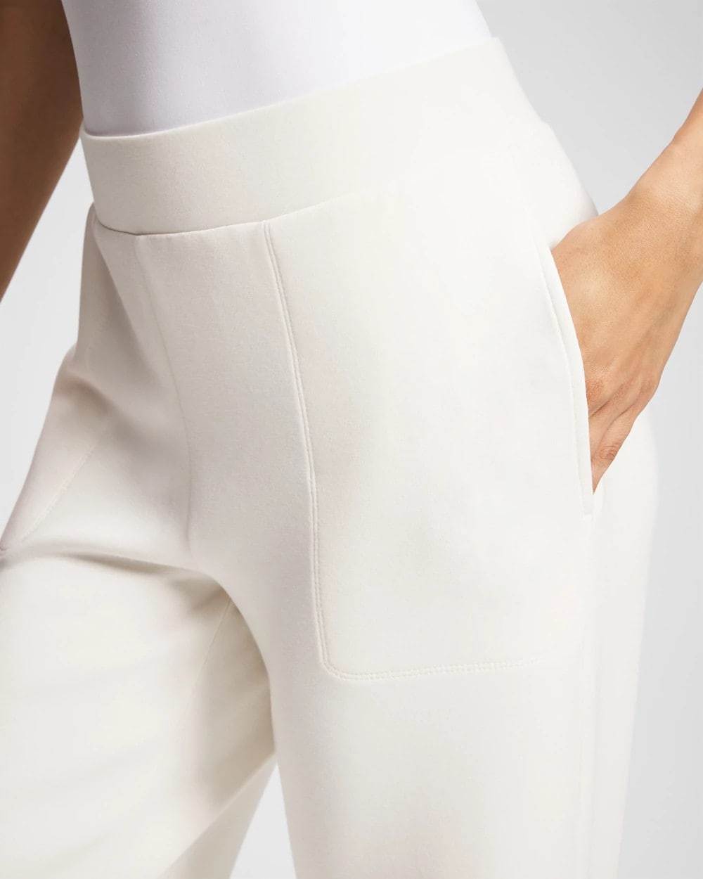 Modern Modal Straight Leg Pant - PARCHMENT | Soma Women