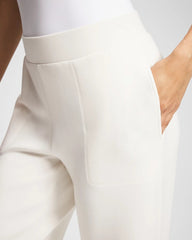 Modern Modal Straight Leg Pant - PARCHMENT | Soma Women
