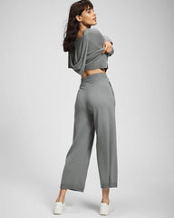 Cotton Sweater Crop Pant - SEDONA SAGE | Soma Women