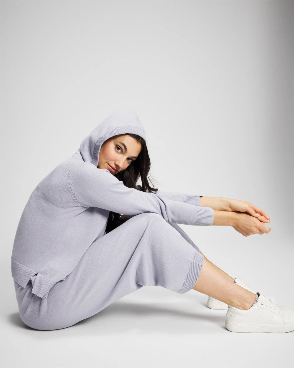 Cotton Sweater Crop Pant - MOONSTONE | Soma Women