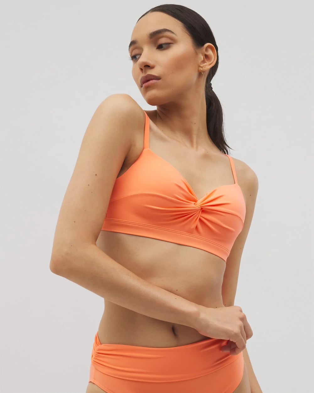 Enbliss Wireless Bikini Top - FUSION CORAL | Soma Women