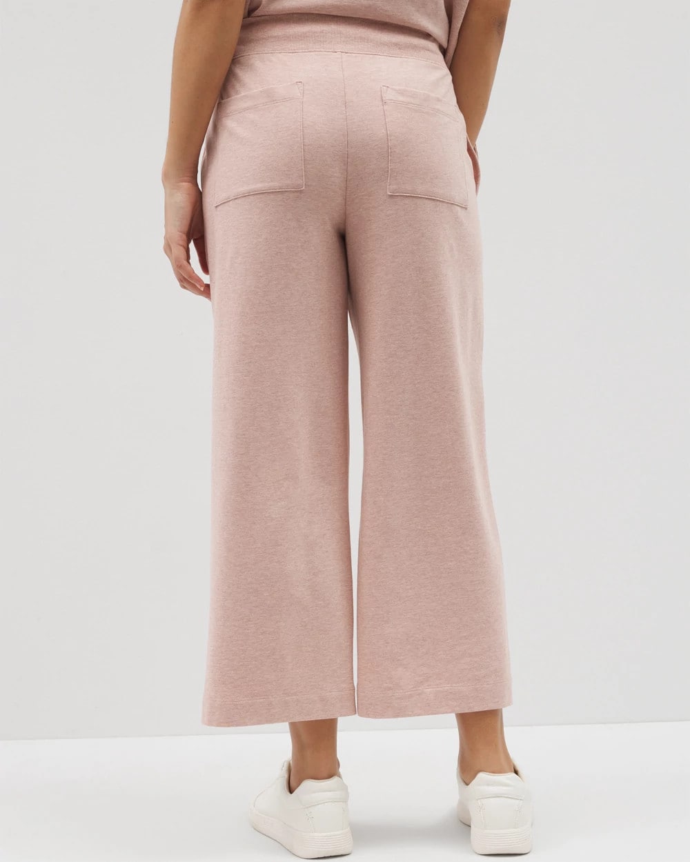 Wide Leg Crop Pant - HEATHER CLAY | Soma Women